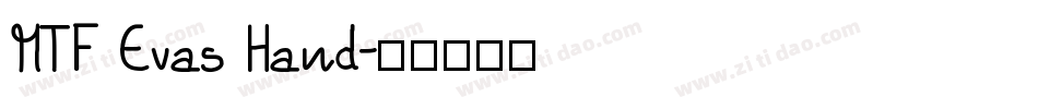 MTF Evas Hand字体转换